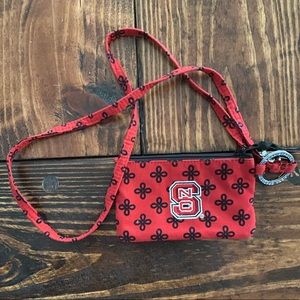 NC STATE VERA BRADLEY ID LANYARD. NWOT